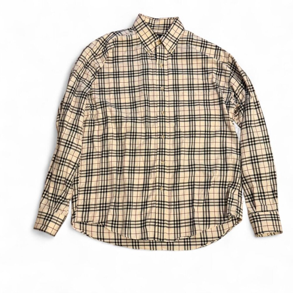 Burberry London Nova Check long-sleeve button-down shirt - Picture 3 of 12